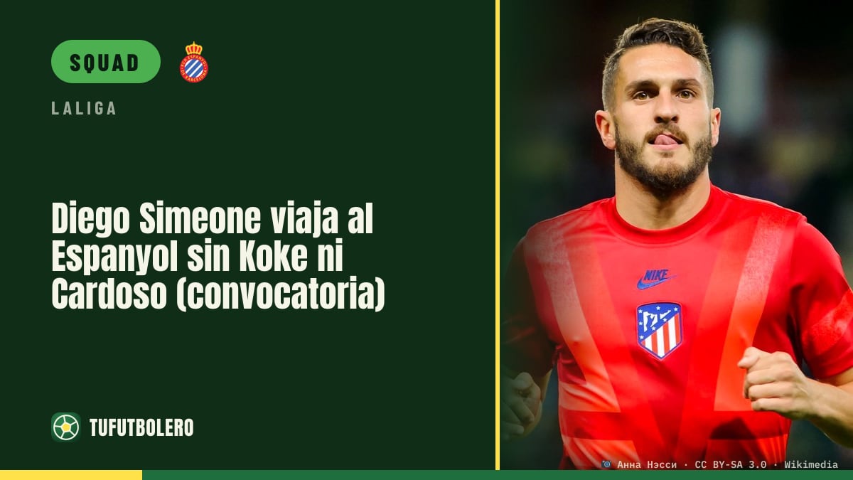 Diego Simeone heads to Espanyol without Koke or Cardoso