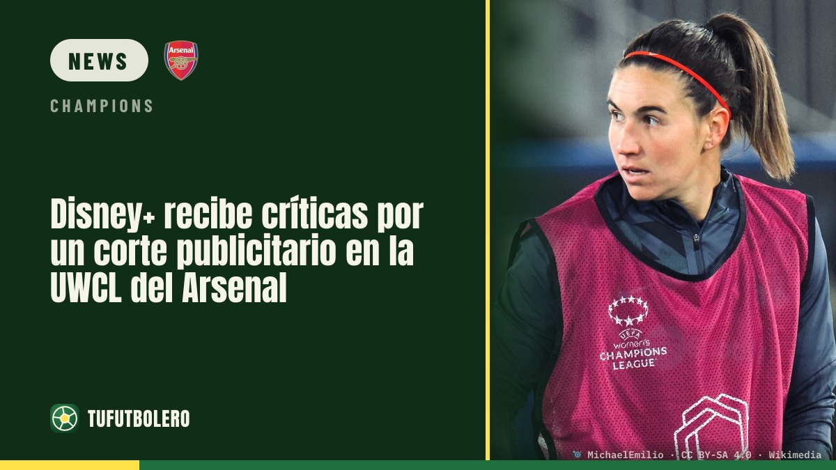 Disney+ criticised for advert break during Arsenal’s UWCL game