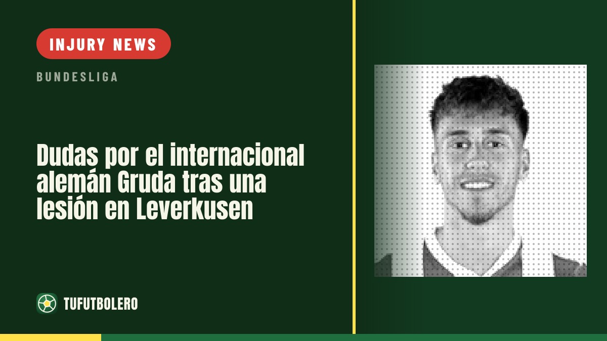 Doubt for Germany international Gruda after injury in Leverkusen