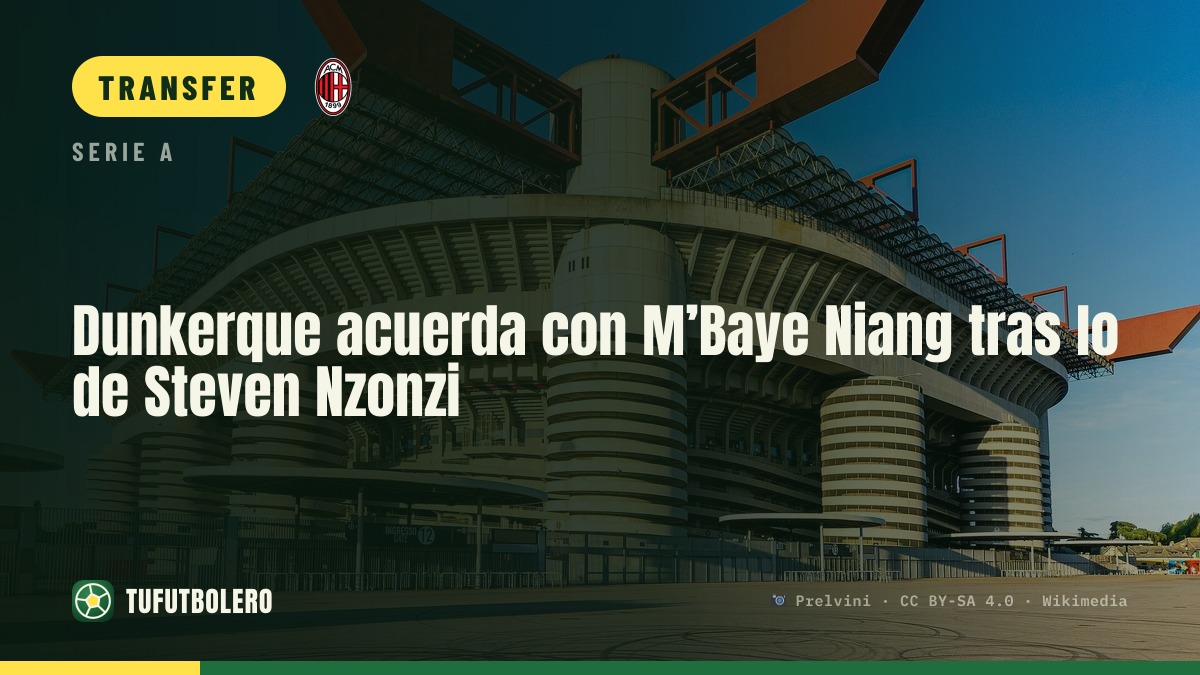 Dunkerque reaches an agreement with M’Baye Niang after Nzonzi