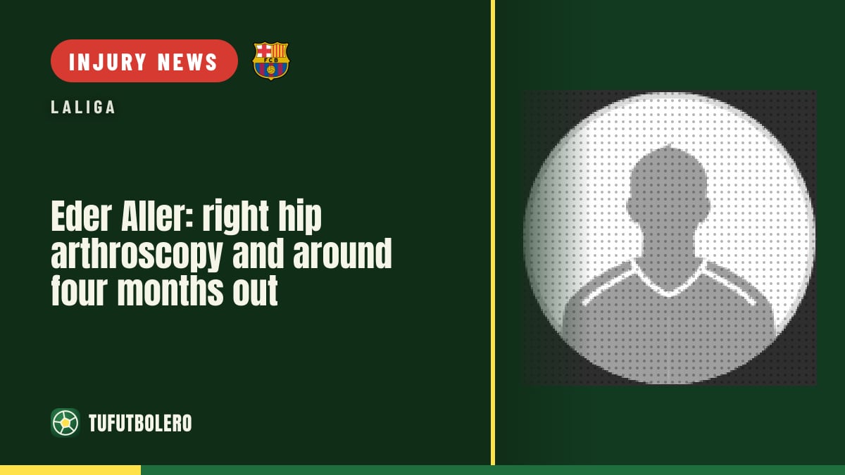 Eder Aller: right hip arthroscopy and around four months out