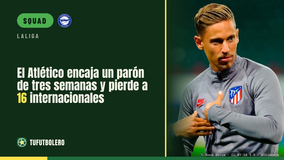 Atleti face a three-week break as 16 internationals leave Simeone short