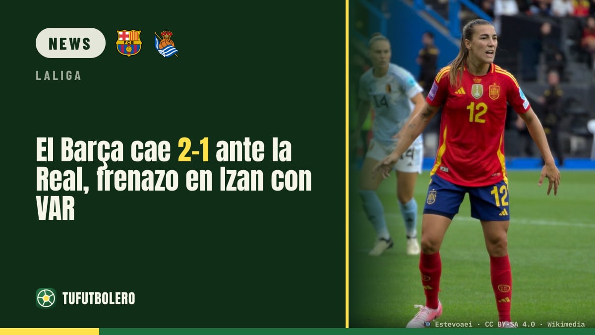 Barcelona fall 2-1 at Real Sociedad, VAR swing ends it at Izan