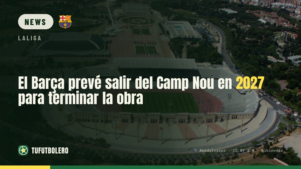 Barcelona may leave Camp Nou again in 2027 to finish rebuilding