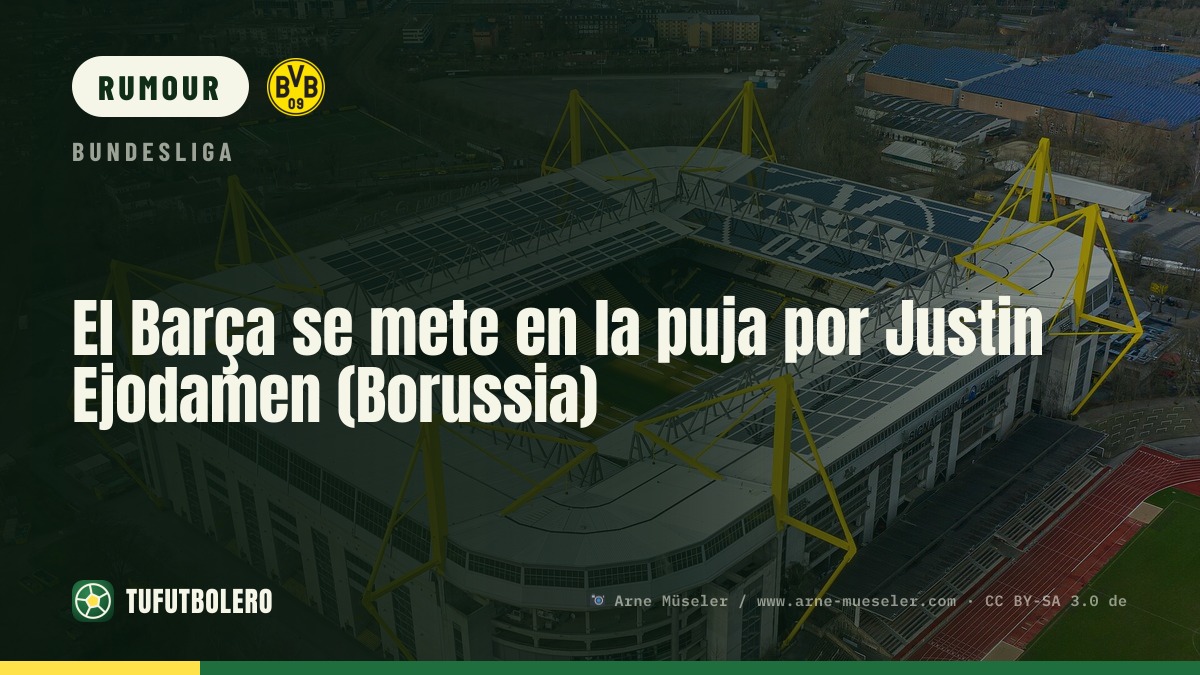 Barcelona joins the race for Borussia Dortmund talent Justin Ejodamen