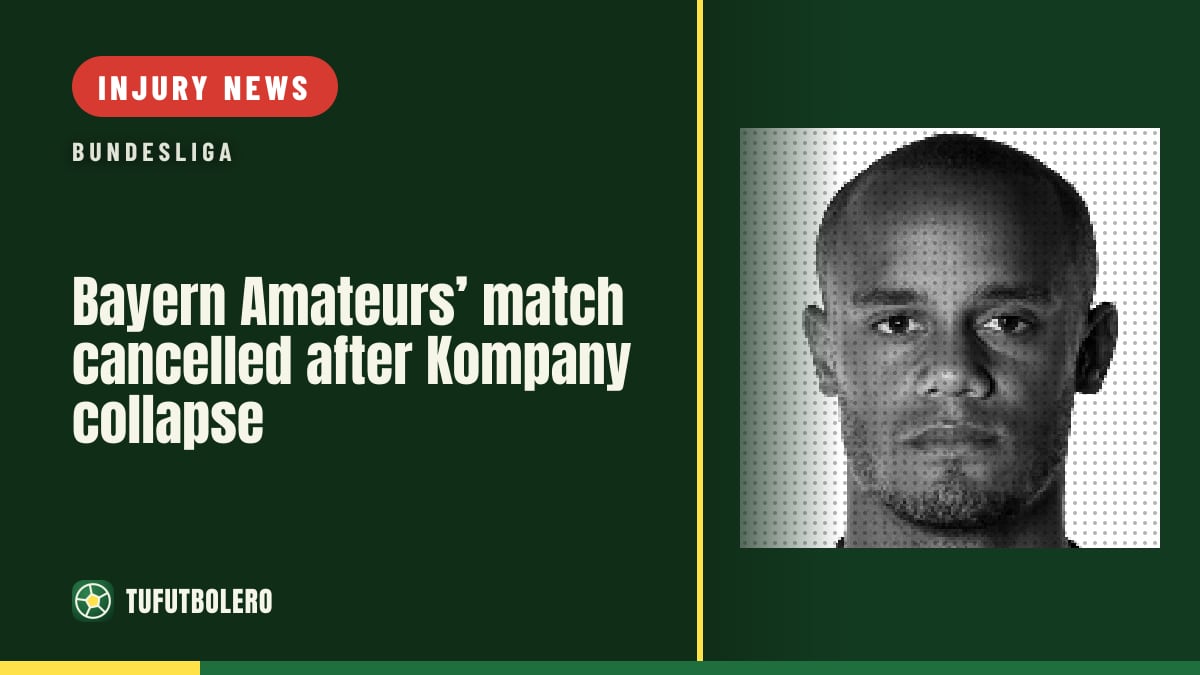 Bayern Amateurs’ match cancelled after Kompany collapse