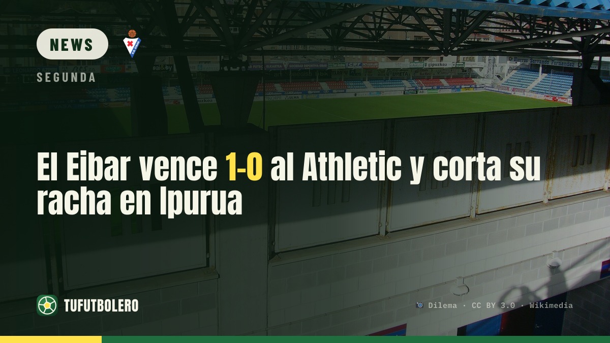 Eibar beat Athletic 1-0 in Ipurua to hand first loss