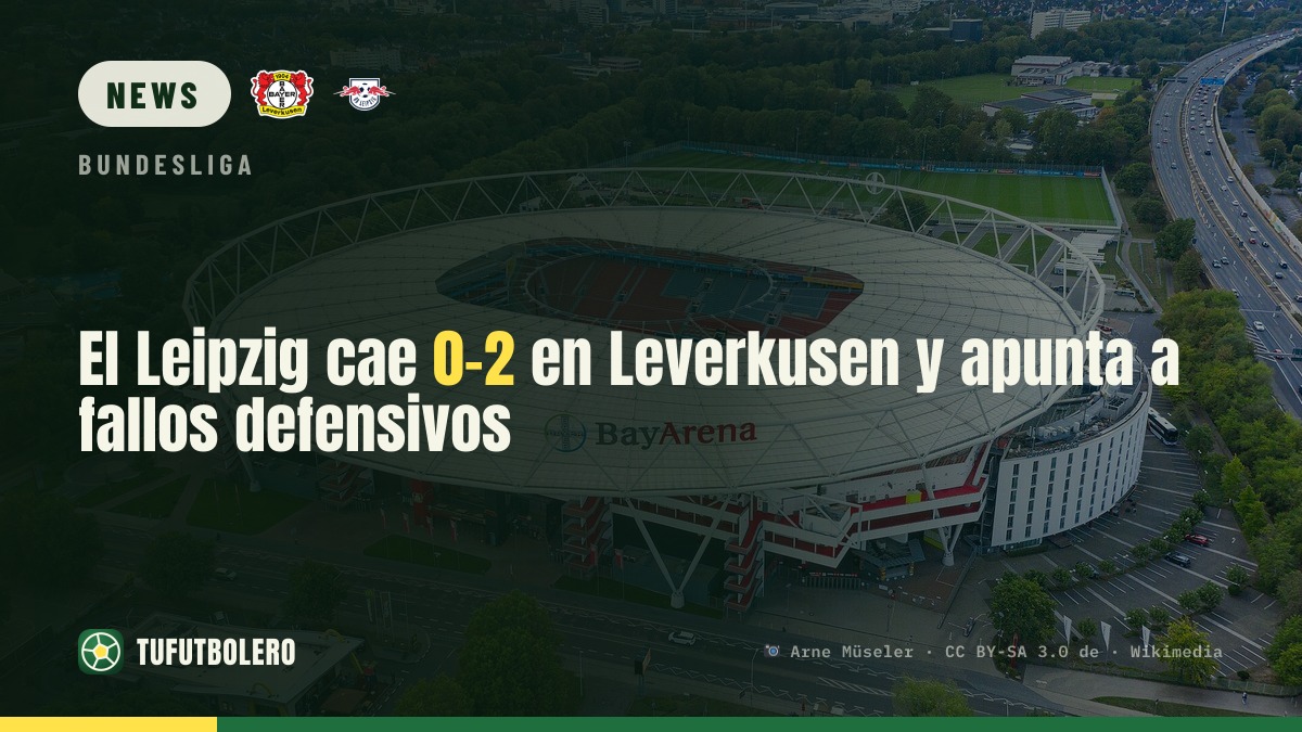 Leipzig lose 0-2 at Leverkusen as the attack fails