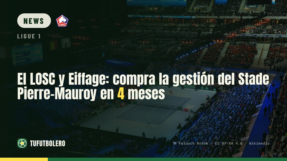 LOSC buys control of the Stade Pierre-Mauroy operations from Eiffage