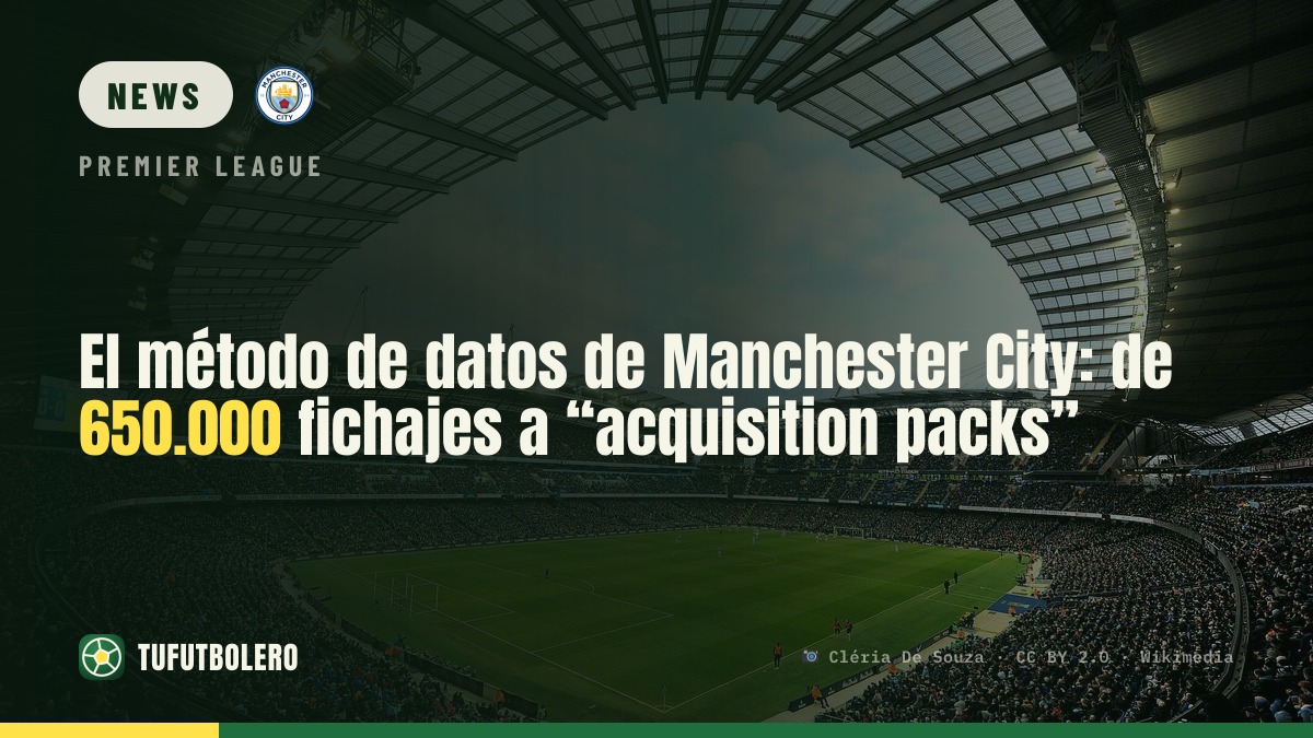 Man City’s data method: from 650,000 profiles to “acquisition packs”