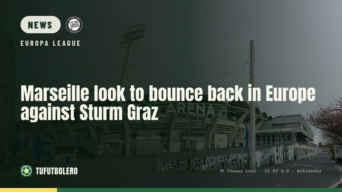 Marseille look to bounce back in Europe against Sturm Graz