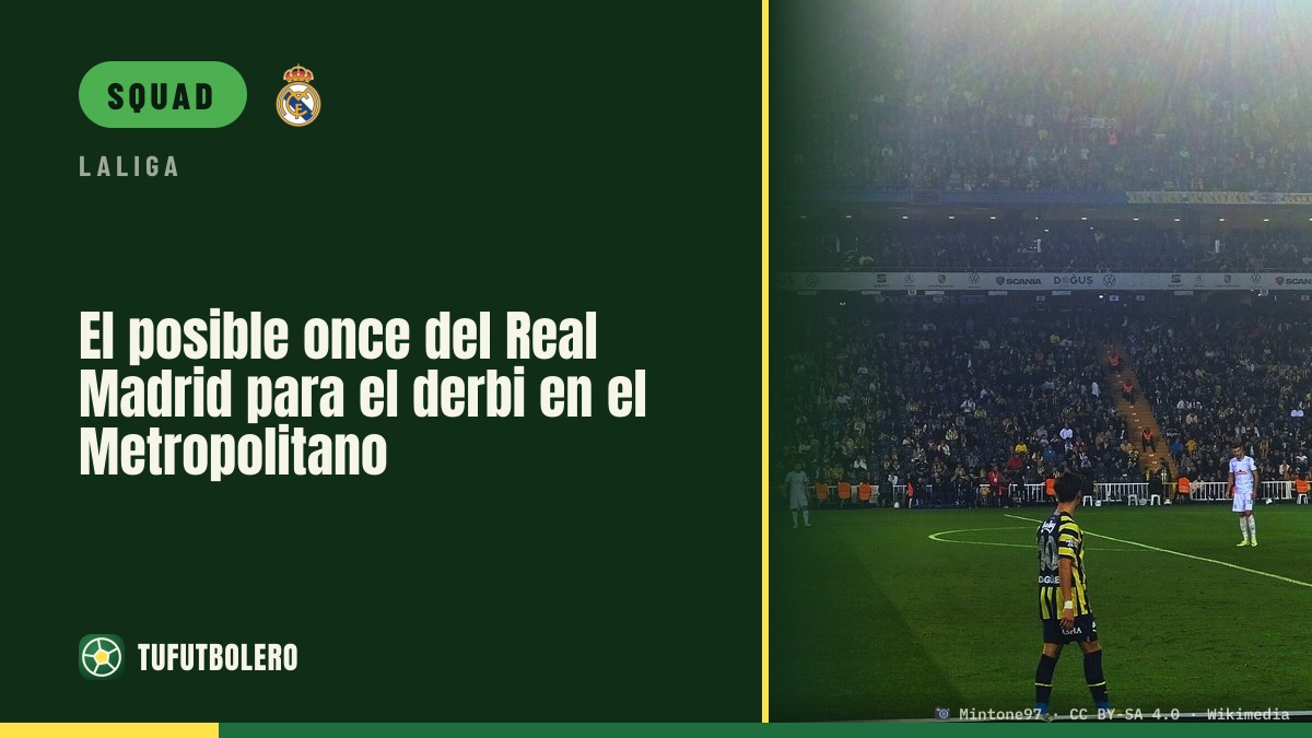 Possible Real Madrid XI for the derby at the Metropolitano