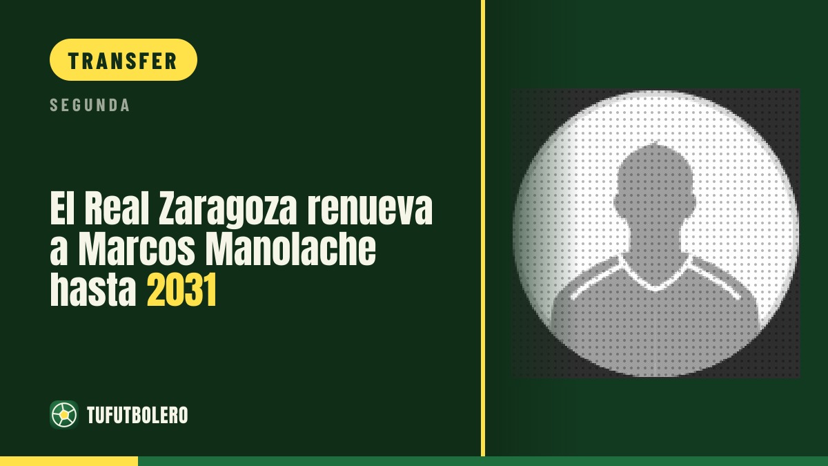 Real Zaragoza renews Marcos Manolache through 2031