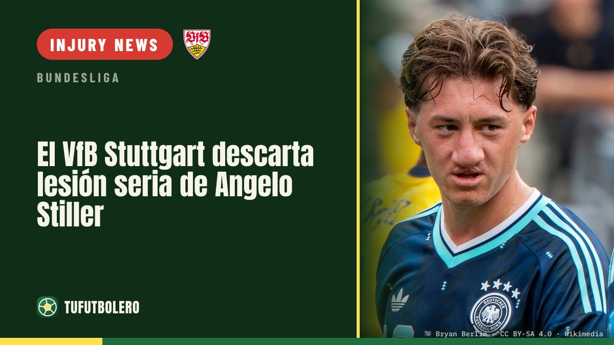 VfB Stuttgart eases worries over Angelo Stiller injury