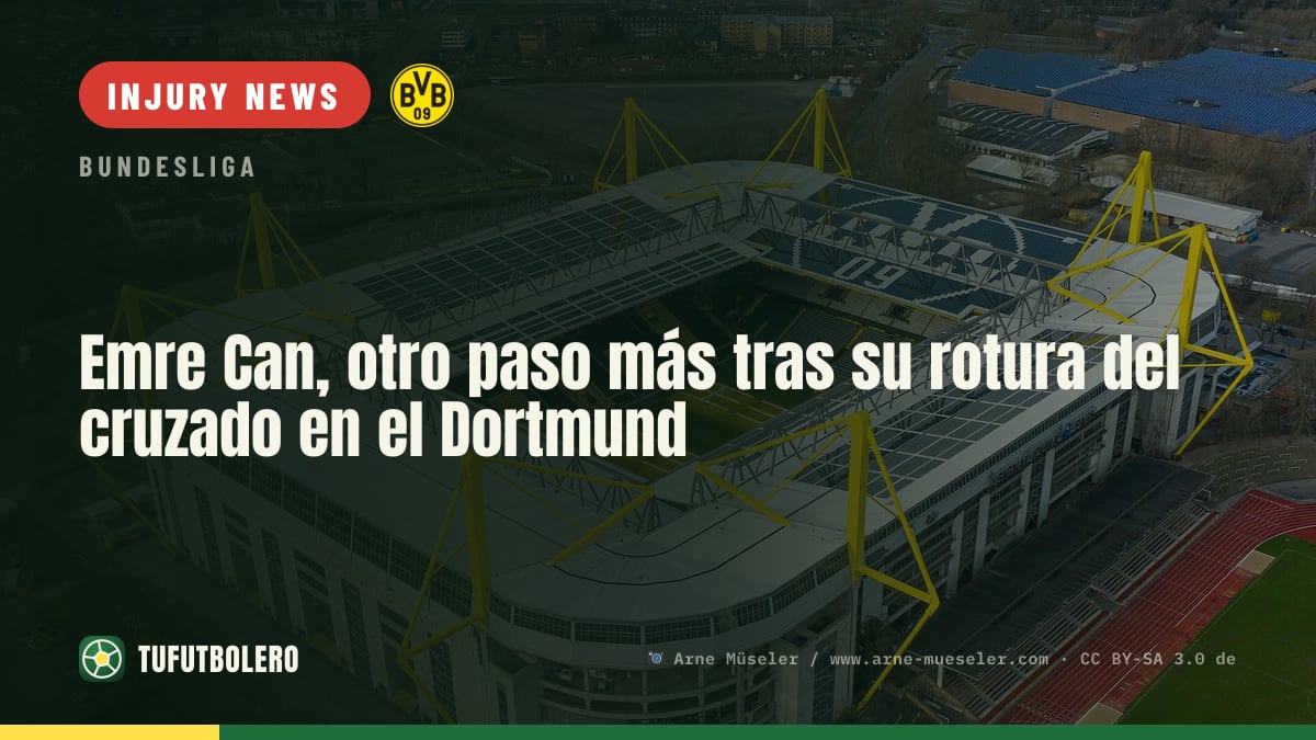 Emre Can undergoes a second procedure after his ACL injury at Dortmund