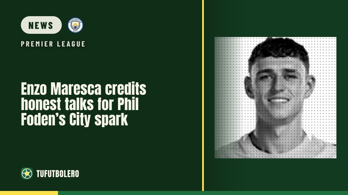 Enzo Maresca credits honest talks for Phil Foden’s City spark