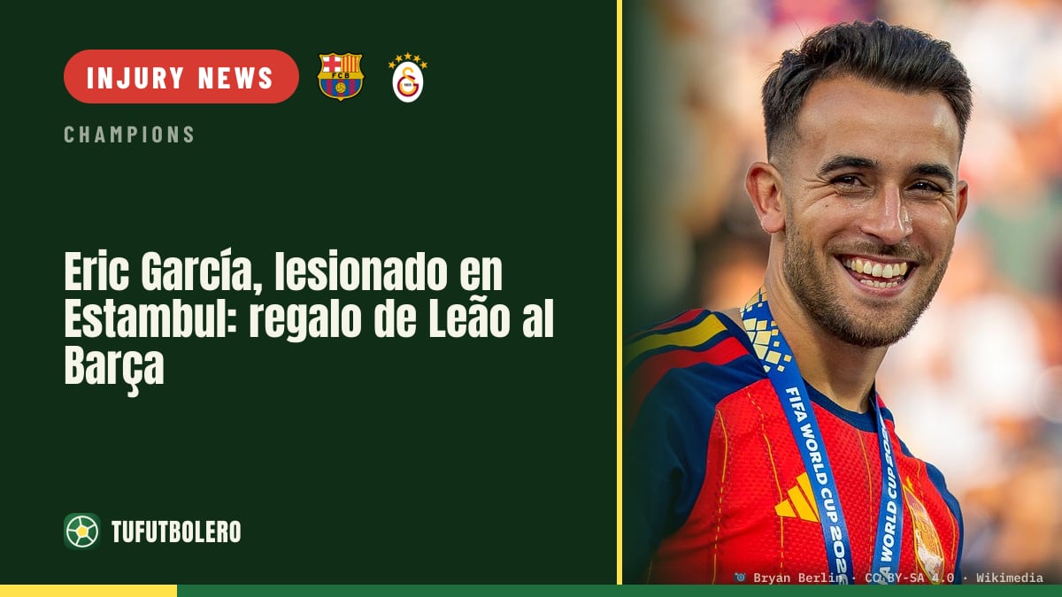 Eric García injured in Istanbul after Leão tussle with Barca