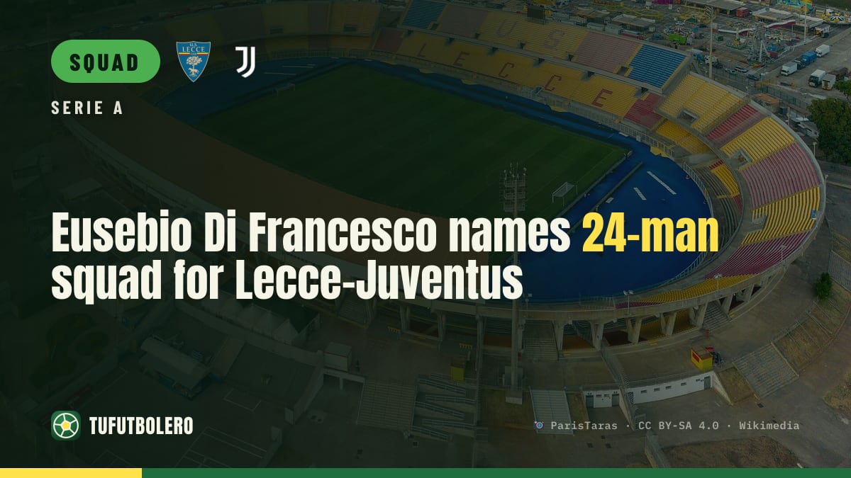 Eusebio Di Francesco names 24-man squad for Lecce-Juventus
