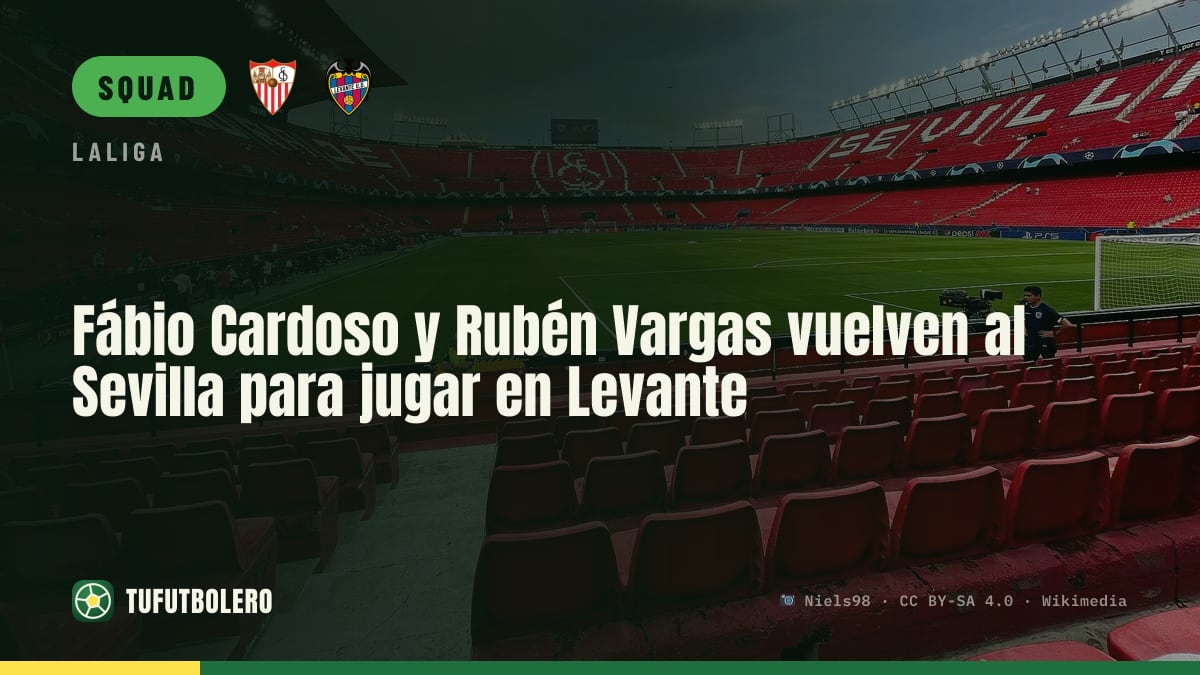 Fábio Cardoso and Rubén Vargas return as Sevilla take on Levante