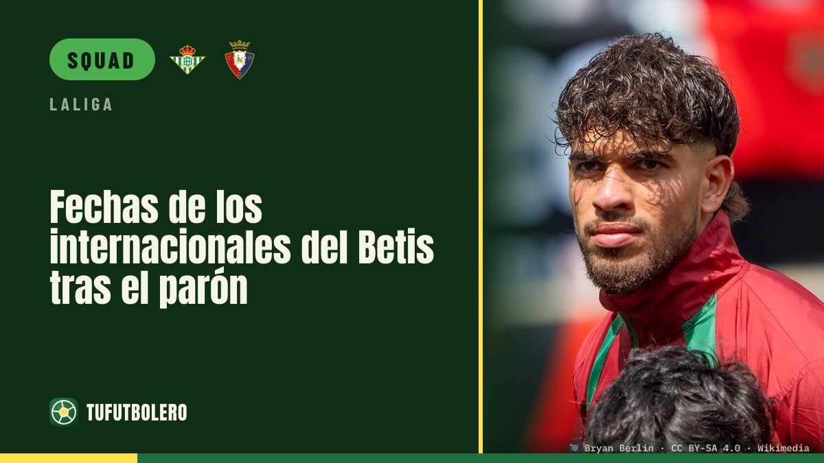 Betis internationals: dates for the next matches