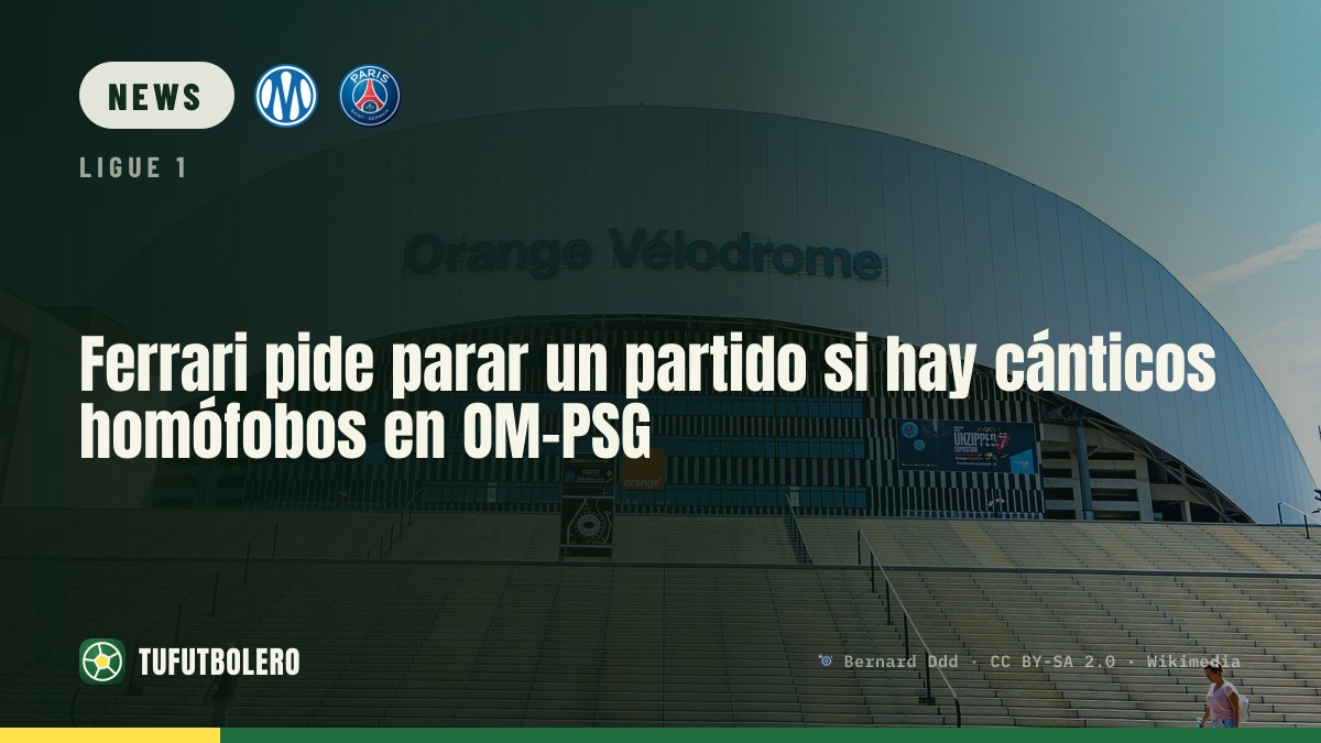 Ferrari calls for match to be halted if homophobic chants happen in OM-PSG