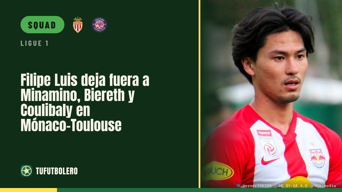 Filipe Luis drops Minamino, Biereth and Coulibaly for Monaco vs Toulouse