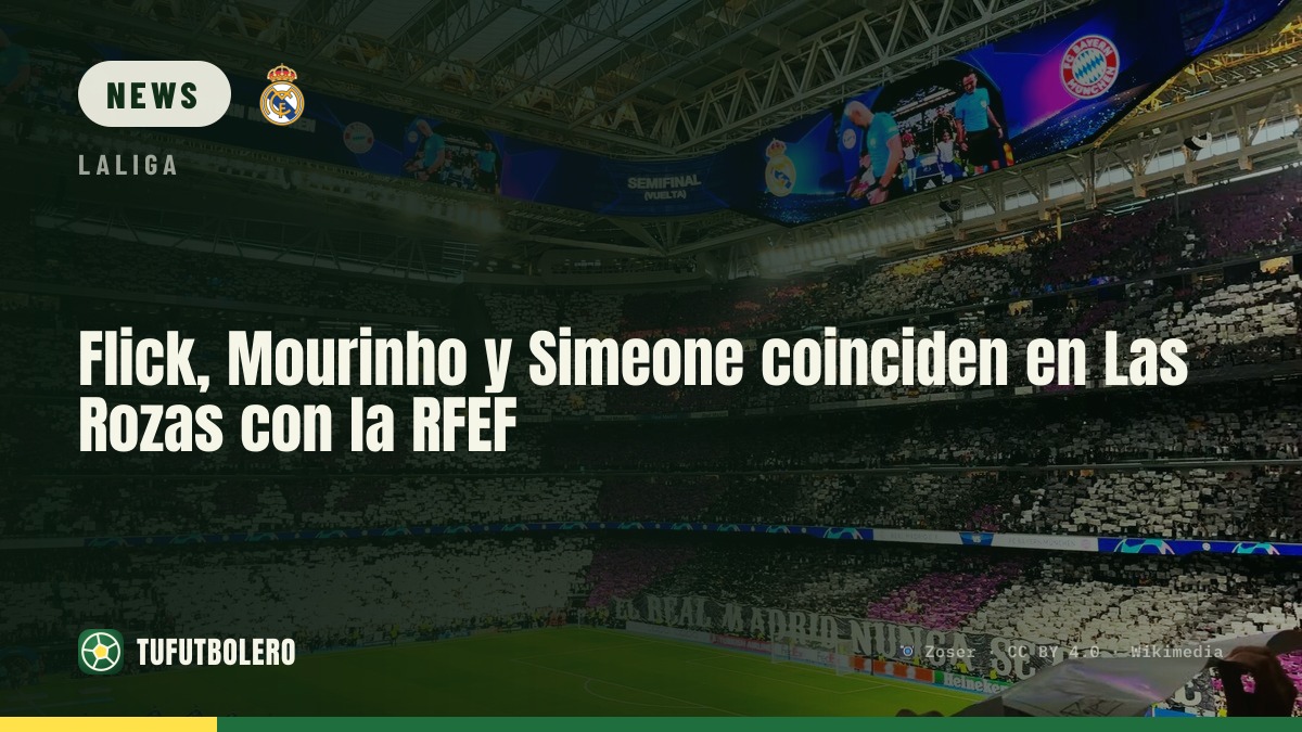 Flick, Mourinho and Simeone to meet in Las Rozas with the RFEF