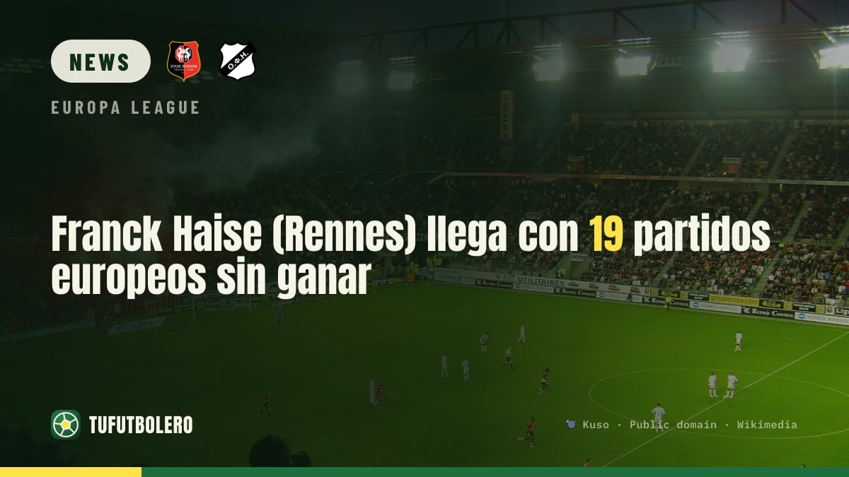 Franck Haise (Rennes) heads into OFI Crete after 19 winless Europa games