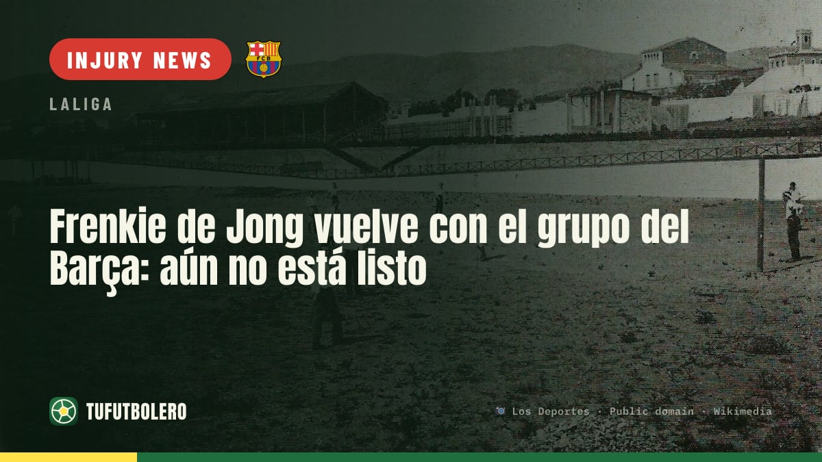 Frenkie de Jong returns to Barcelona group training, still not ready