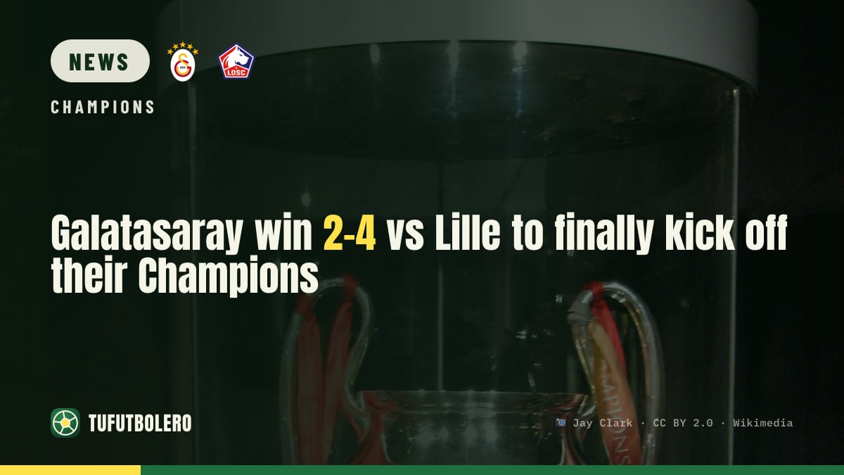 Galatasaray win 2-4 vs Lille to finally kick off their Champions