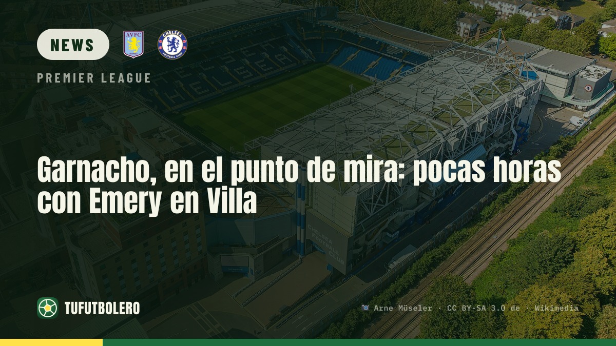 Garnacho already at a crossroads at Villa? Few minutes under Emery