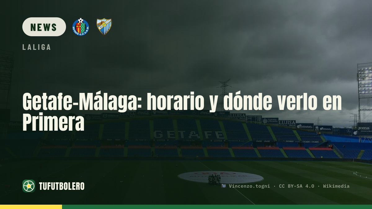 Getafe-Málaga: kick-off time and where to watch