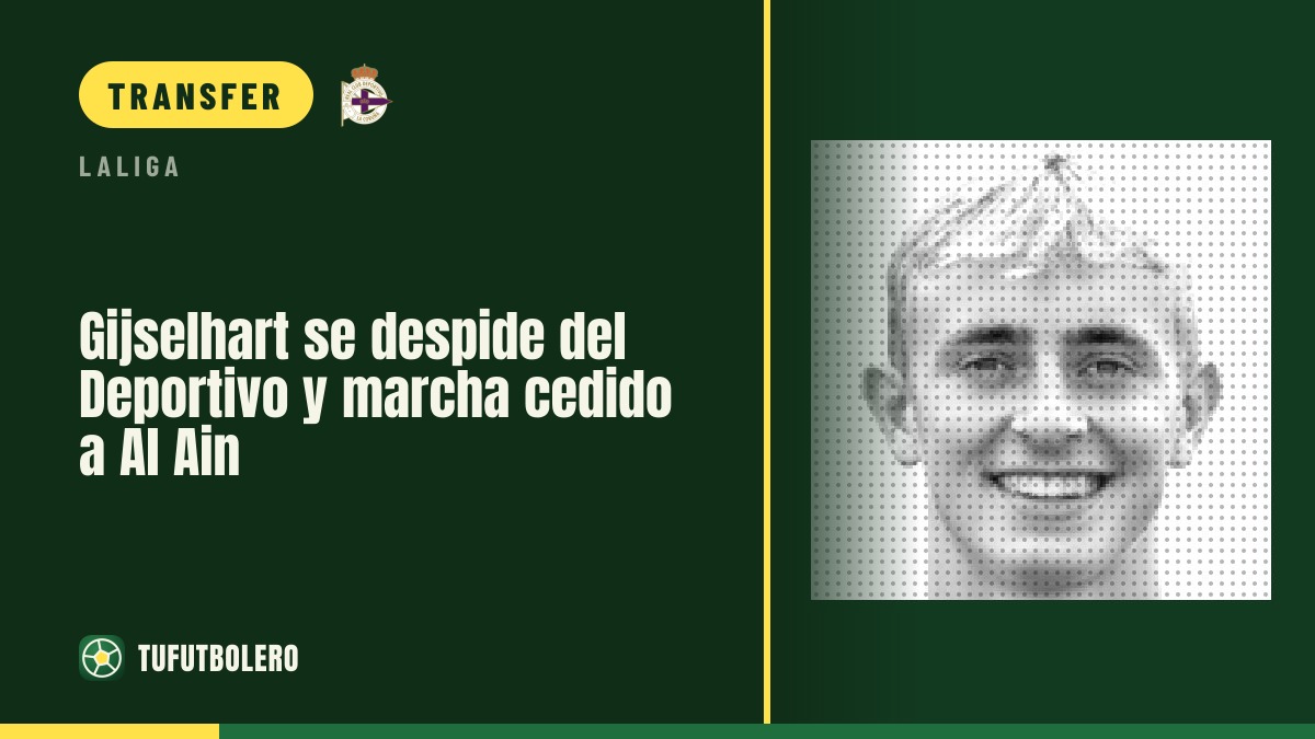 Gijselhart bids farewell to Deportivo as he heads to Al Ain on loan