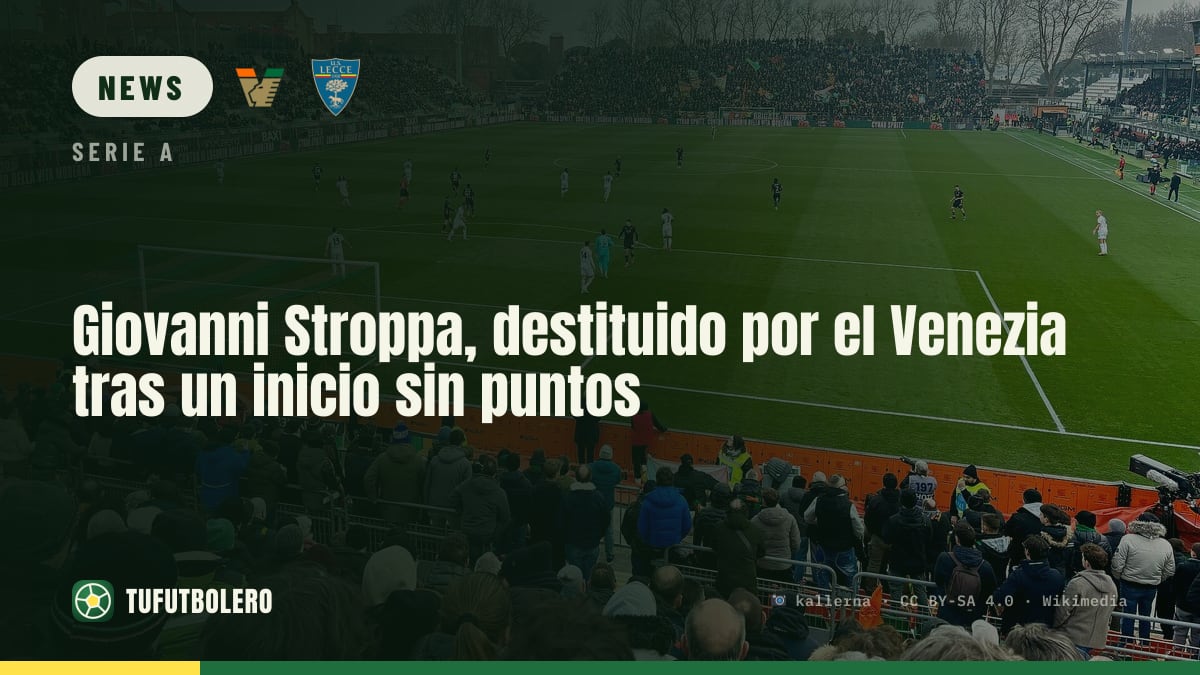 Giovanni Stroppa sacked by Venezia after winless Serie A start