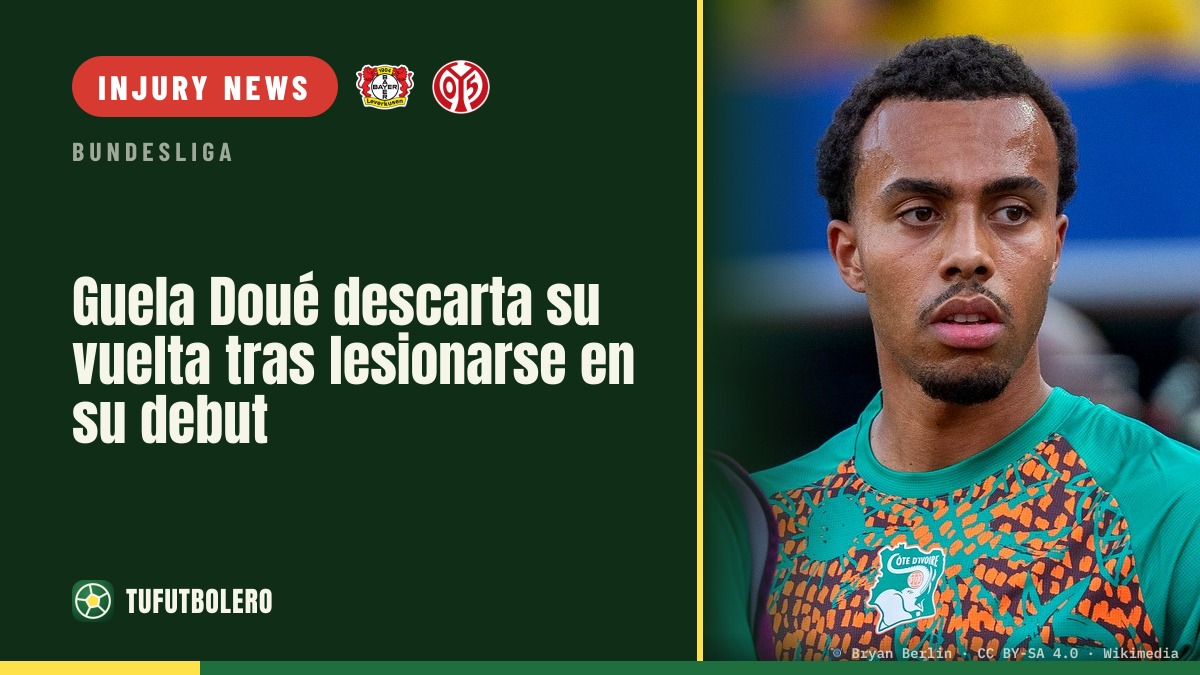Guela Doué ruled out of Mainz clash after debut injury