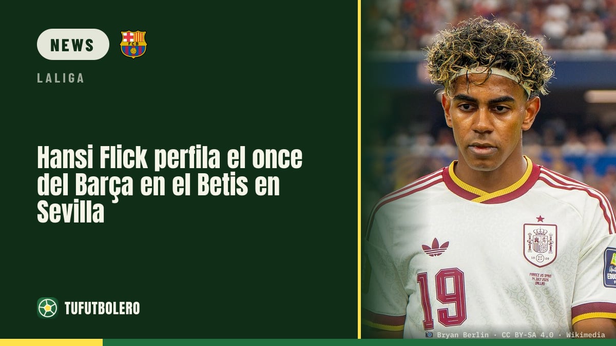 Hansi Flick sketches Barcelona’s XI for Betis clash in Seville