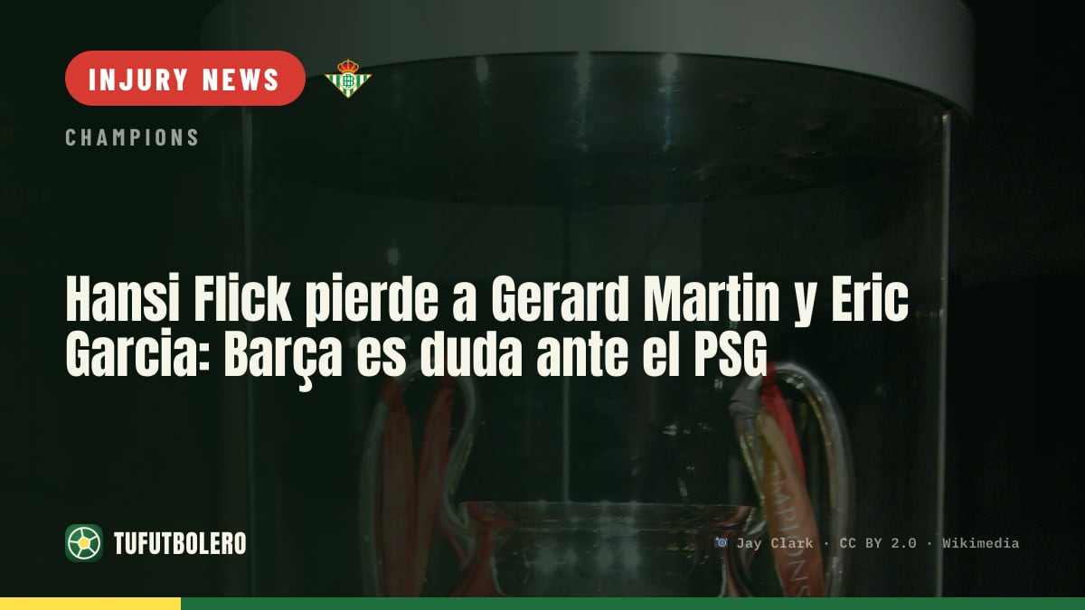 Hansi Flick’s Barcelona hit by defensive doubts: Martin and Eric Garcia injured vs PSG