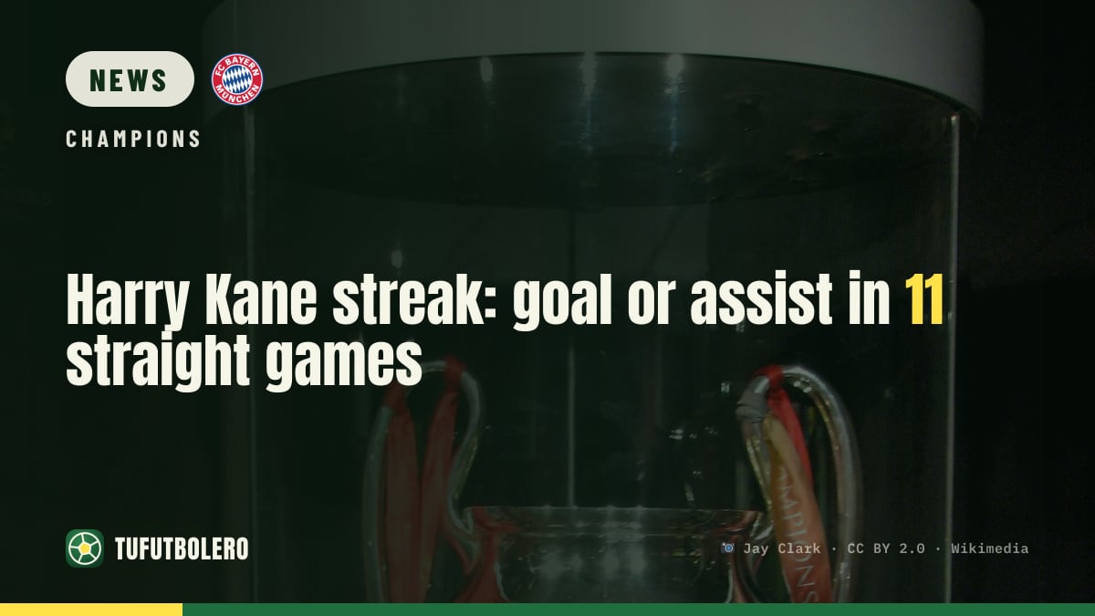 Harry Kane streak: goal or assist in 11 straight games