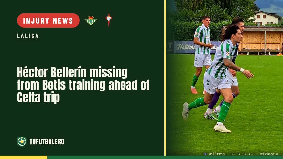 Héctor Bellerín missing from Betis training ahead of Celta trip