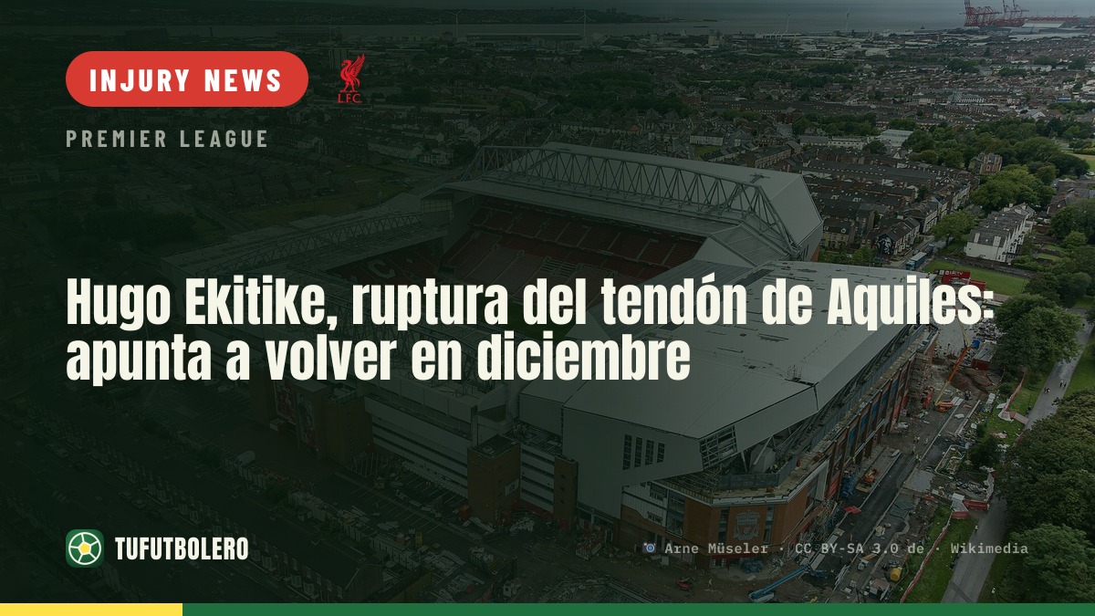 Hugo Ekitike targets a December return after Achilles tendon rupture