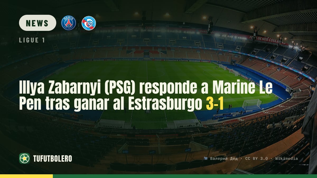 Illya Zabarnyi (PSG) hits back at Marine Le Pen after 3-1 win at Strasbourg