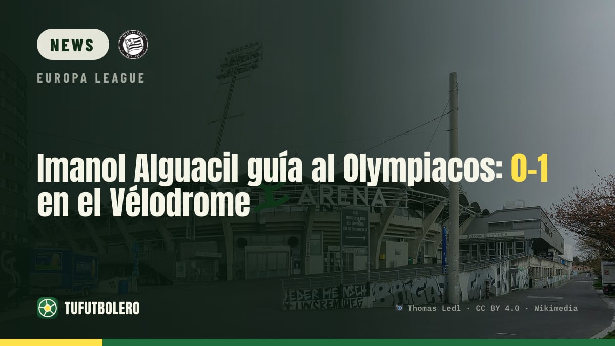 Imanol Alguacil steers Olympiacos: 0-1 at the Vélodrome