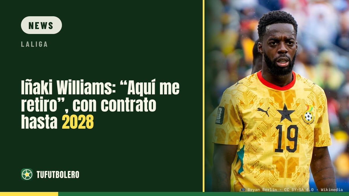 Iñaki Williams: “I’ll retire here” with a deal until 2028