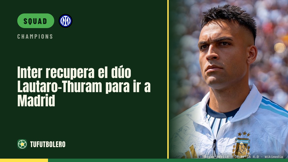 Inter gets the Lautaro–Thuram duo back for Madrid