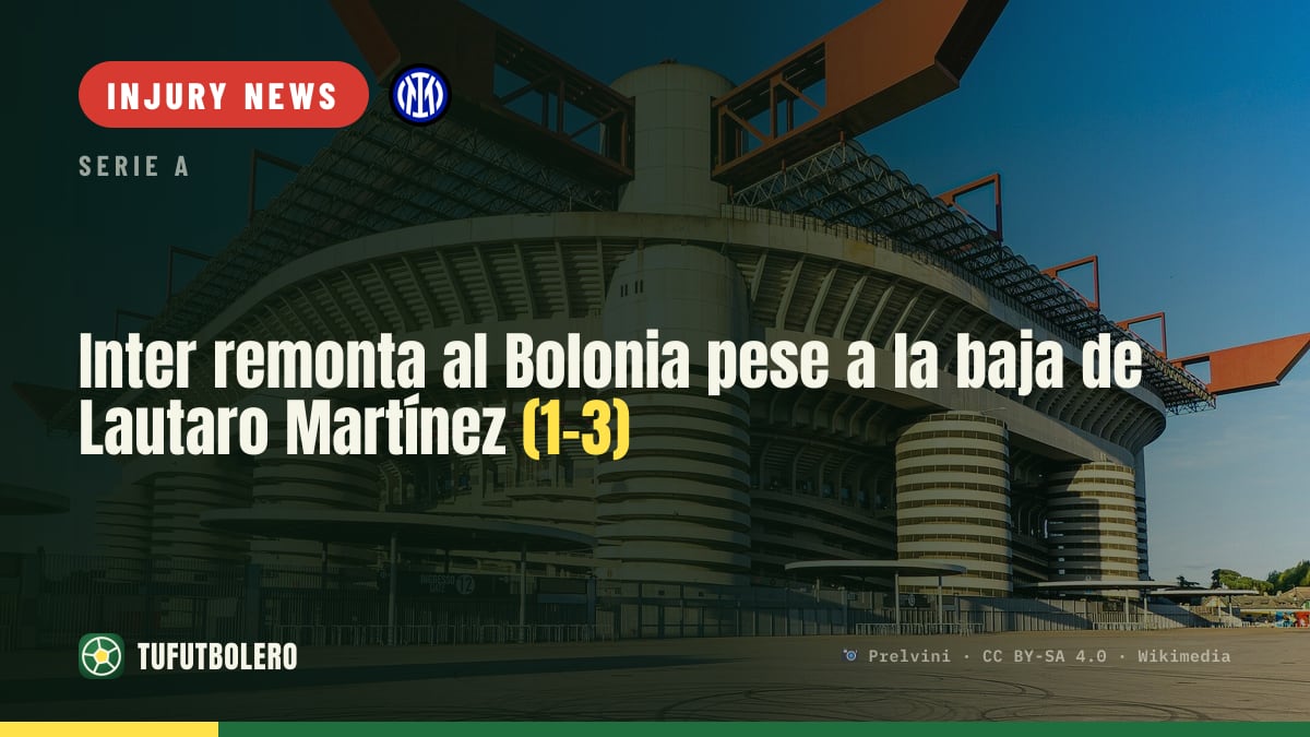 Inter fights back vs Bologna despite Lautaro Martínez’s absence (1-3)
