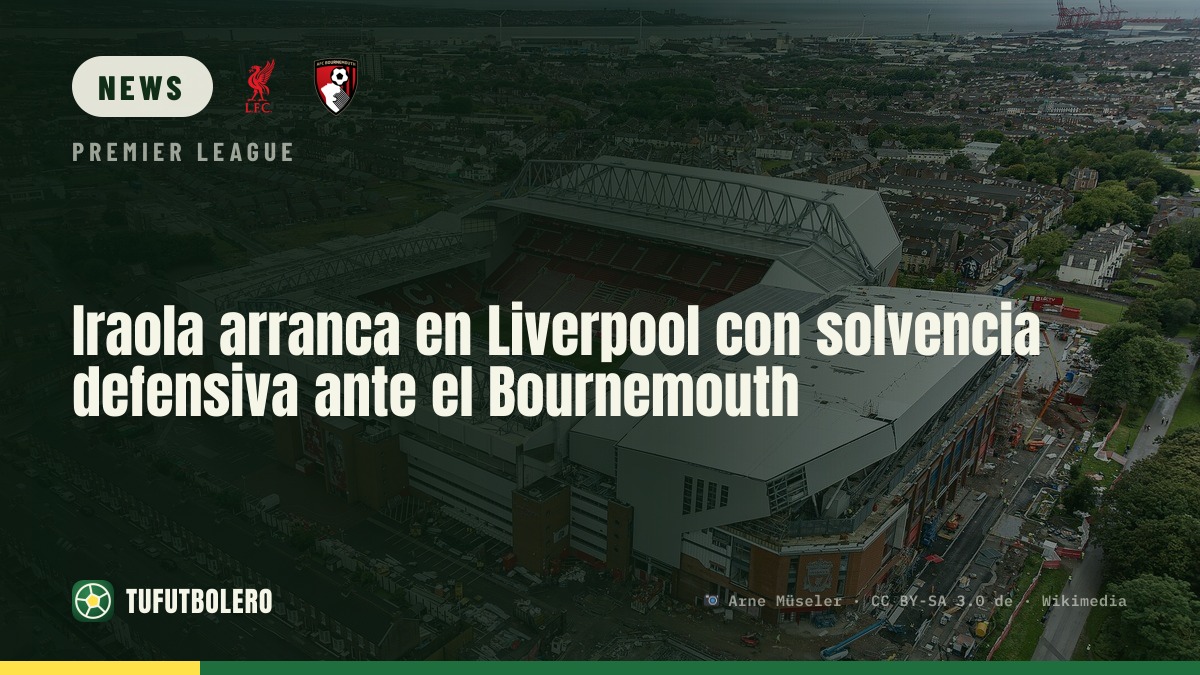 Iraola starts at Liverpool with defensive solidity vs Bournemouth
