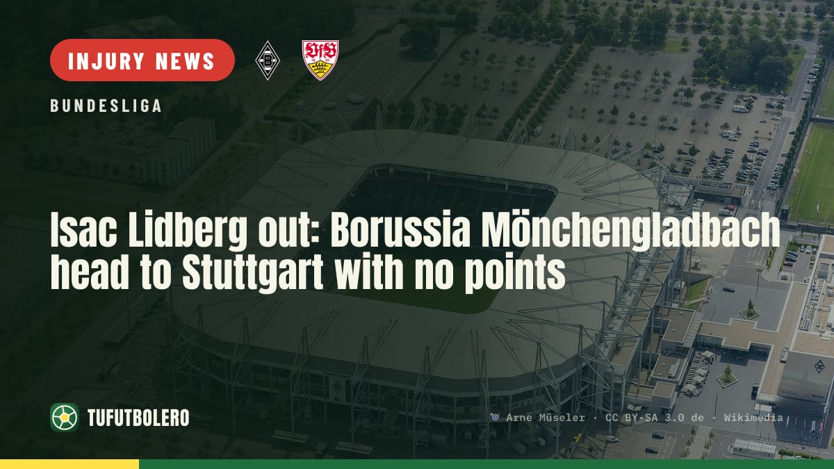 Isac Lidberg out: Borussia Mönchengladbach head to Stuttgart with no points