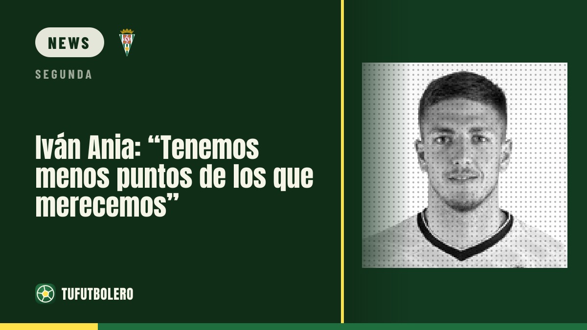 Iván Ania: “We have fewer points than our play deserves”