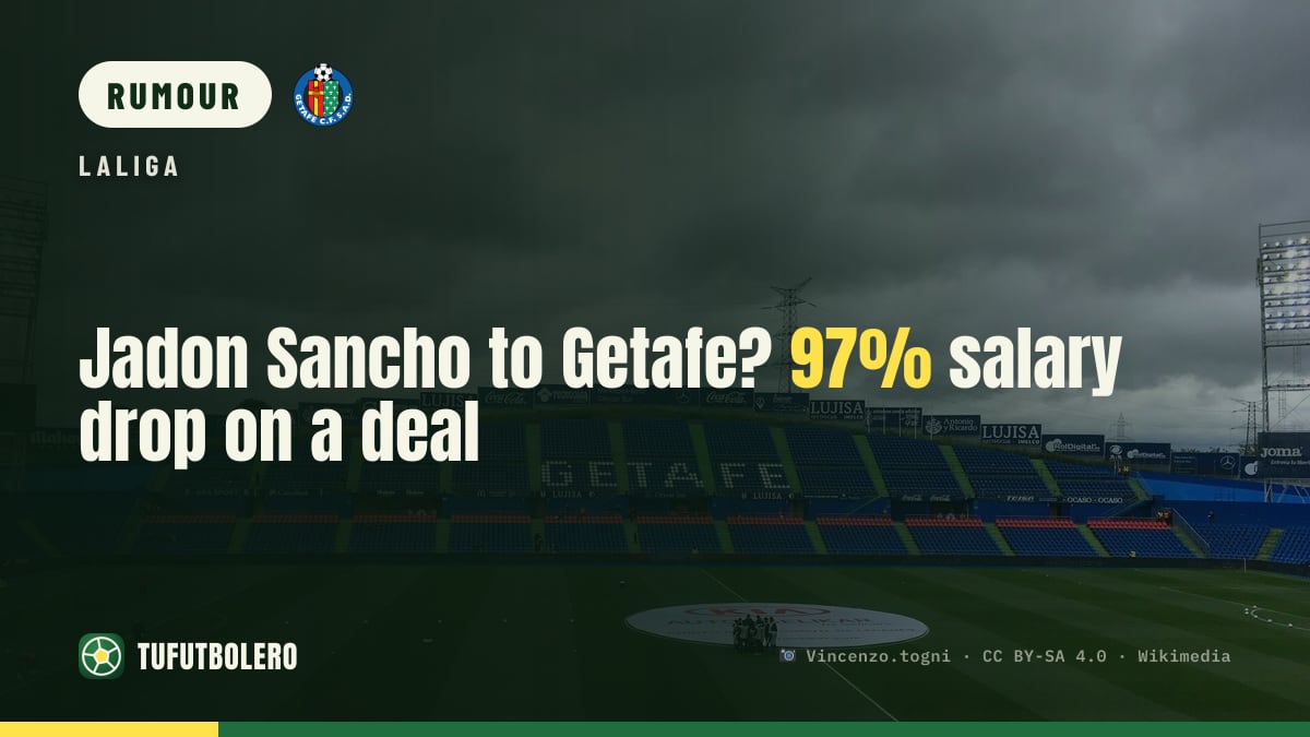 Jadon Sancho to Getafe? 97% salary drop on a deal