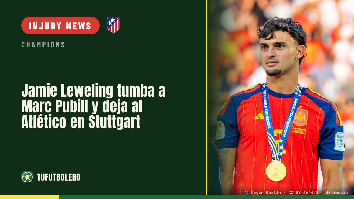 Jamie Leweling breaks through Marc Pubill and punishes Atlético in Stuttgart